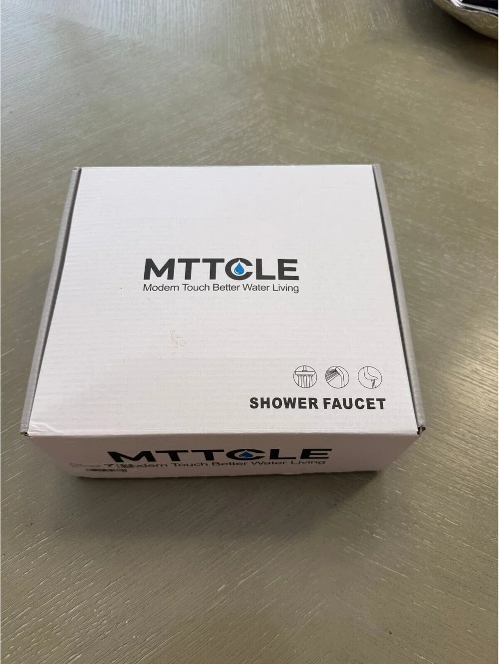 Regadera Ducha Lluvia Negro Mate Spa Baño Moderno Set Completo NUEVO